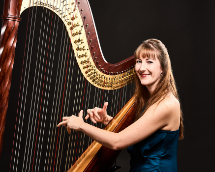 Harpist Heather Wrighton